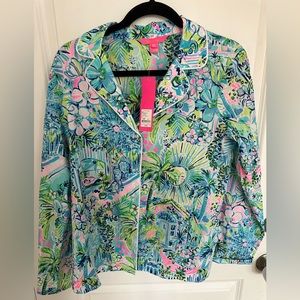 NWT Lilly Pulitzer Pajama Top. Size Medium